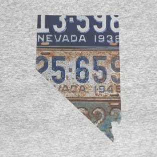 Vintage Nevada License Plates T-Shirt